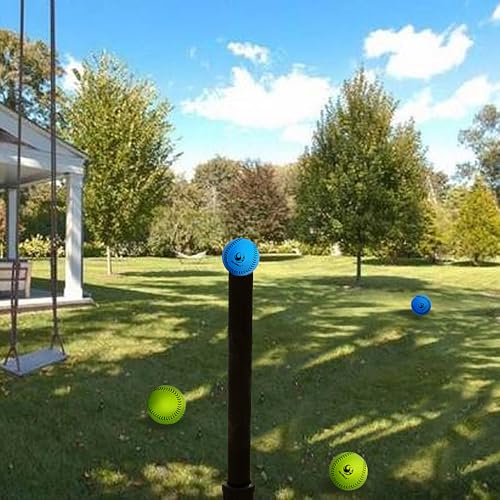 PHINIX Foam Baseball for Kids Practice- 4 Pack (Blue & Green)