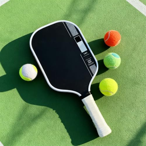 SUNGOOYUE Ball Paddle, Table Tennis Racket Ball Paddle 16mm PP Cellular Core Vibration Absorbing Strong Power and Spin Surface for Enhanced
