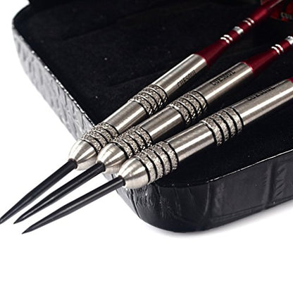 CUESOUL 22/24/26 Grams Tungsten Steel Tip Darts Set 95% Tungsten - color: 22 Grams-Case
