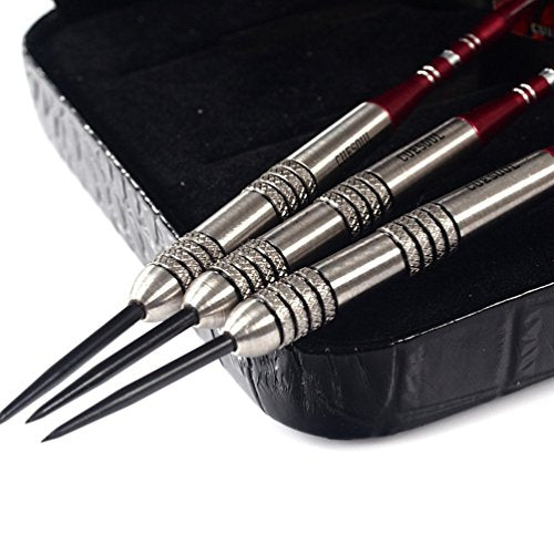 CUESOUL 22/24/26 Grams Tungsten Steel Tip Darts Set 95% Tungsten - color: 22 Grams-Case