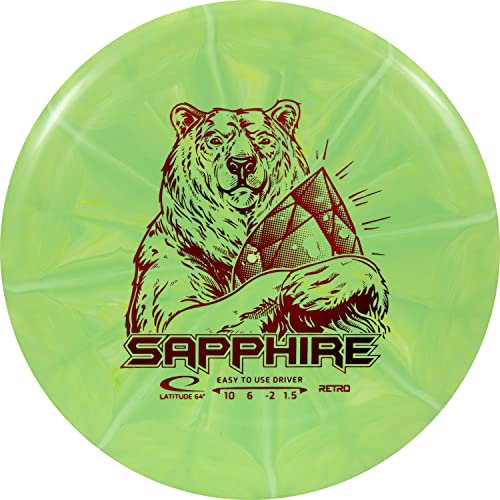 Latitude 64 Retro Burst Disc Golf Starter Set | Perfect Disc Golf Set for New to Intermediate Players | Includes Bonus Mini Marker | Grippy Base Plastic | Colors May Vary - style: 6