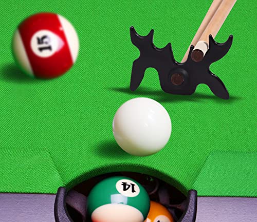 GSE Games & Sports Expert Black Plastic Slip-On Bridge Portable Moosehead Bridge Head, Pool Billiard Cue Bridge Head, Billiard Pool Cue Accessories for Pool Table - style: 1-Pack