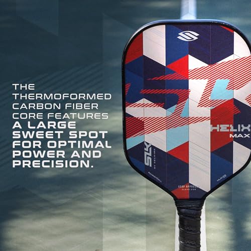 Selkirk Sport SLK Helix Pro Pickleball Paddle | Carbon Fiber & Fiberglass - color: Patriot