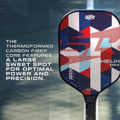 Selkirk Sport SLK Helix Pro Pickleball Paddle | Carbon Fiber & Fiberglass - color: Patriot
