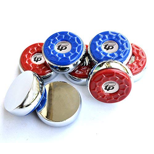 Shuffleboard Pucks,(Dia.53mm 2-1/8'') Mini Shuffleboard Pucks Set, Shuffleboard Pucks Equipment for Family Fun Home Game - color: Red&Blue