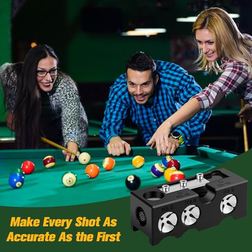 Billiards Pool cue Tips Replacement kit, Professional Pool Cue Tip Repair Kit, Portable Cue Stick Tool for Shaping and Replacing Tips, Complete Billiards Accessories