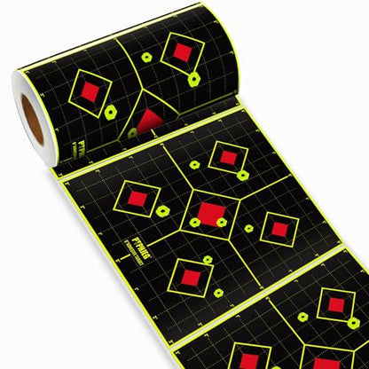 Bull's-Eye Milticolor Splatter Targets Practice Shooting for Indoor and Outdoor Use