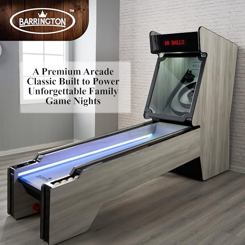 Barrington Roll and Score Multiple Styles Roll & Score Classic Arcade Game Collection, Durable & Stylish Designs with Game Balls, Perfect for Family Game Rooms - style: 10 Ft Premium