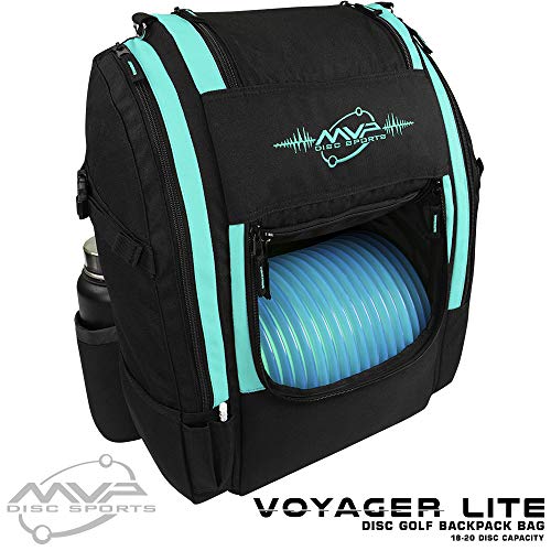 MVP Disc Sports Voyager Lite Backpack Disc Golf Bag (Choose Your Favorite Color) - color: Teal