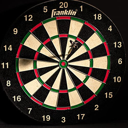 Franklin Sports Professional Dartboard - 18" Regulation Size - style: Bristle Dartboard - Wire Dartboard