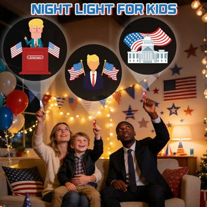 36 Pack Patriotic Party Favors, Glow Finger Lights for Kids Birthday Goodie Bag Stuffers, Classroom Rewards, Party Prizes & Glow Party Supplies - style: Patriotic