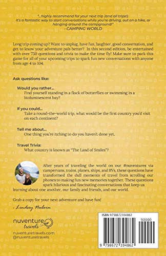 501 Questions: A Travel Game: Second Edition