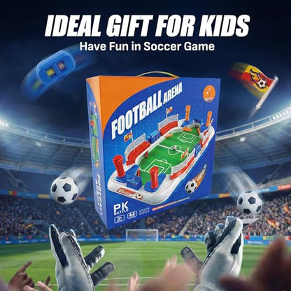 SMILESSKIDDO Soccer Board Games for Kids, Mini Foosball Table Toys for 3 4 5 6 7 8-12 Year Old Kids, Interactive Soccer Toys Indoor Home Party - Gift for Boys Girls Birthday Holiday