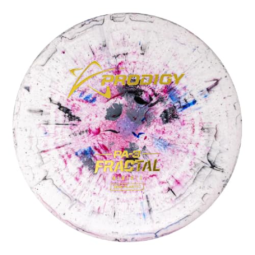 Prodigy Disc PA-3 300 Fractal | Straight Disc Golf Putter | Firm Grippy Plastic | Straight Disc Golf Approach Disc | Beaded Disc Golf Putter | Colors May Vary - color: 300-Plastic