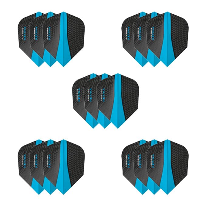Harrows Retina | Premium Extra Strong 100 Micron Dart Flights in Standard Shape … - color: Aqua