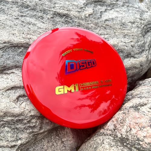DISGO-GM1 Mid-Range Golf Disc - PDGA Approved Stable Flyer for Accuracy - Driver for Disc Golf Beginners & Players (Colors Vary) - color: Red
