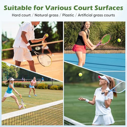 Treeroot 16/30/40/60/80 Pcs Tennis Balls, High Elasticity Tennis Balls Bulk, Comes with a Portable Mesh Bag, Tennis Ball for Dogs, Suitable for Beginner Training Ball, Durable & Bounce - size: 16Pack