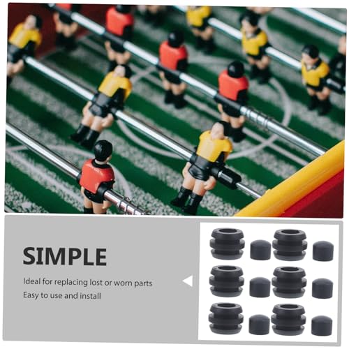 Abaodam 32pcs Foosball Bearings Bushings for Smooth Replacement Parts for Table Football Rods Essential Accessory for Foosball Fun Games