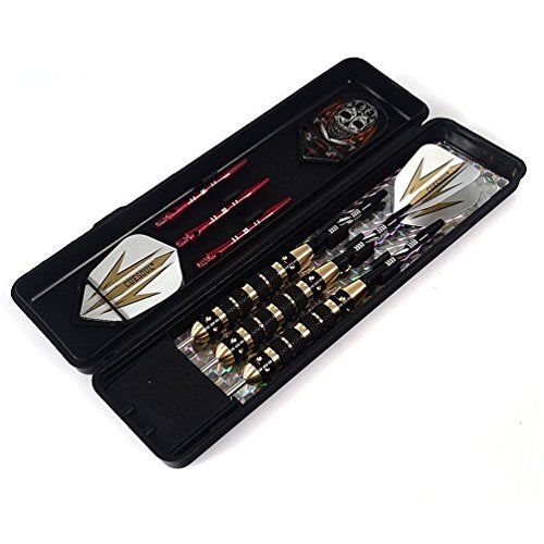 CUESOUL 20/21/22/23/26 Grams Steel Tip Darts - Black Coating Brass Barrels - color: F1201-23g