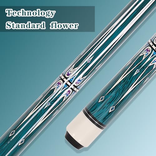 58 inch Canadian Maple Billiard Pool Cue Stick, 13mm 1/2 Maple Billiard Pool Stick, House Bar Pool Table Sticks for Men(Numerous Styles to Choose from) - color: P02