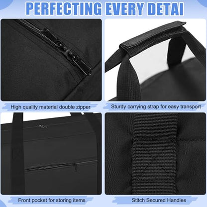 Heavy Duty Carrying Bag Compatible with Giant 4 in a Row Game,[Front Pocket+840d Oxford] Easy Storage for Jumbo 4 to Score Four Outdoor Yard Game Large Storage Bag(Game Not Included)