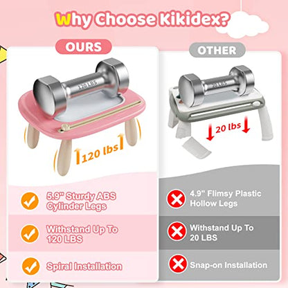 Kikidex Magnetic Drawing Board, Toddler Girl Toys for 1-3 Year Old, Doodle Board Pad Learning and Educational Toys for 1 2 3 Year Old Baby Kids Birthday Gift (Soft Pink) - color: Soft Pink