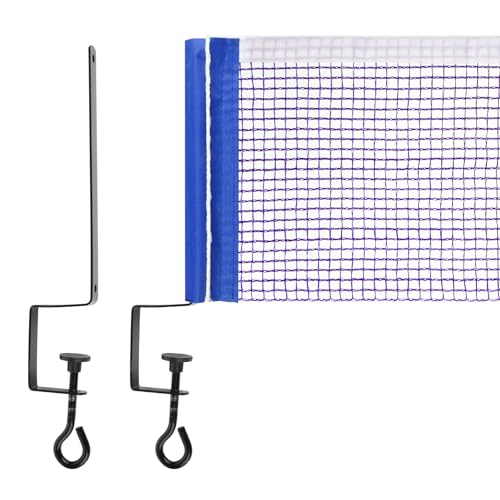 Cosmos Table Tennis Net Replacement 72 in Standard Ping Pong Net Set Portable Table Tennis Practice Net Ping Pong Training Net with Adjustable Bracket Fits Table Tennis Tables up to 1.25" Thick Table