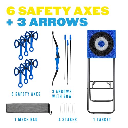 Triumph 2-in-1 Axe & Archery Game Set