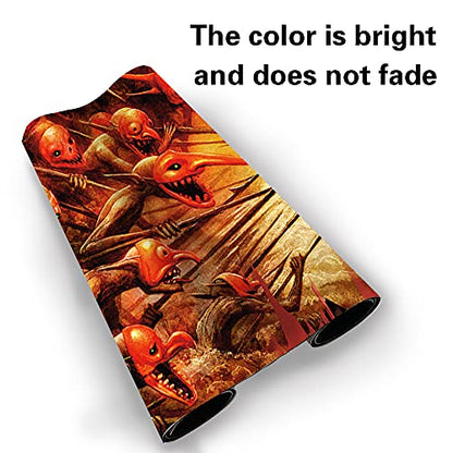 Board Game MTG Playmat Games Size 60X35 cm CCG Compatible for MTG CCG RPG Trading Card Game (Bedevil) - color: Bedevil
