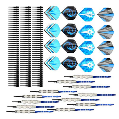 RiToEasysports Soft Tip Darts Set, Removable Aluminum Alloy Rods, Darts for Beginners Professionals Christmas Birthday Gift