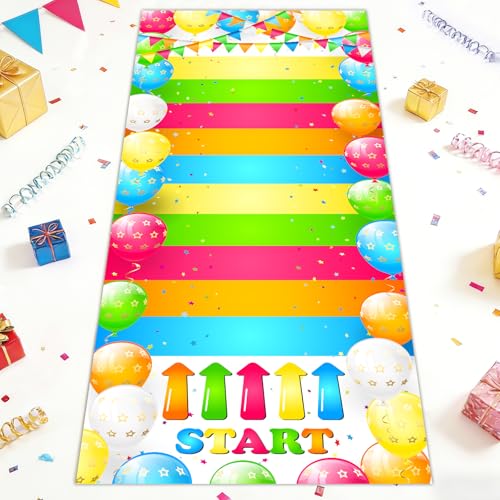 Balloon Theme Can Rolling Game Props, Rolling Can Challenge Toss Set for Adults Kids Family, Indoor Outdoor Party Team Building Activity, Holiday Prize Fun Birthday Party Supplies - color: colorful
