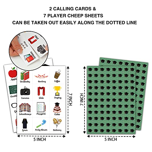 Graduation Bingo Cards, Graduation Game for 24 Players, Grad Party Games for Family Friends Activities, Holiday Party Favors Supplies Decorations(09) - style: Graduation