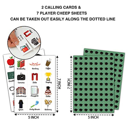 Graduation Bingo Cards, Graduation Game for 24 Players, Grad Party Games for Family Friends Activities, Holiday Party Favors Supplies Decorations(09) - style: Graduation