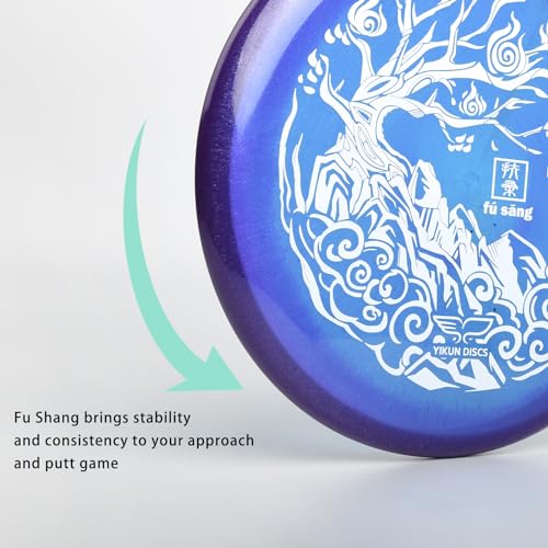yikundiscs Yikun Professional PDGA Disc Golf Stable Putt & Approach 170-175g Glaze Line Putter Perfect for Outdoor Games and Competition