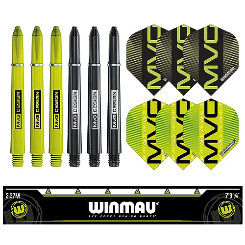 WINMAU Michael Van Gerwen MvG Sets Available with Dartboards, Cabinets, Surrounds, Darts and Accessories