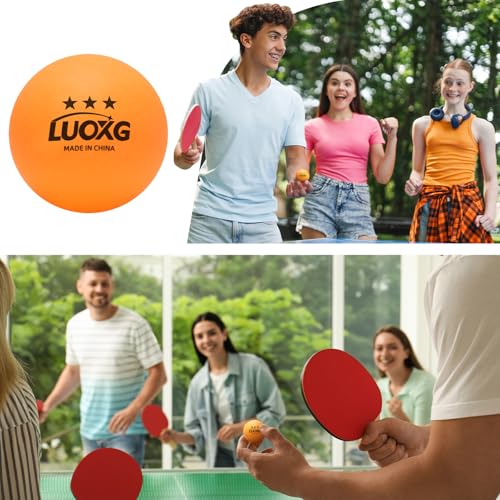 Ping Pong Balls, Ping Pong Balls 20 Pack, Orange Table Tennis Balls, 3 Star Table Tennis Balls, Suitable for Beginners and Professionals
