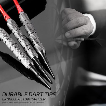CyeeLife 2BA Thread Soft Tip Dart Points 100 Pack, Plastic Dart Tips Replacement,Darts Accessories - color: 100pcs