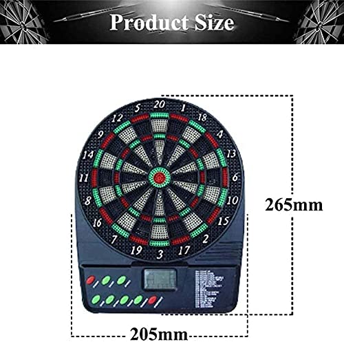 Electronic Dart Board, Dart Board Set, Indoor Games Powered Dartboards Soft Tip Dart Board HD LCD Display with 18 Games 159 Options for Indoor and Outdoor Garden Office Gifts