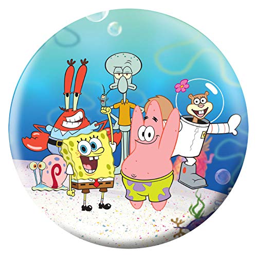 On The Ball Bowling Spongebob Themed Undrilled Bowling Ball - color: Beach Party, size: 8 lbs