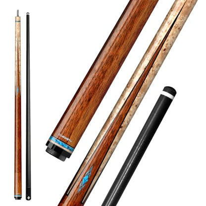 Series, Glass Fiber Pool Cue Stick, Uni-QR, 3/8-10, 5/16-18 Joint, Synthetic Leather Grip, 29" Glassfiber Shaft, 7-Layer Microfiber Tip - color: CHL1