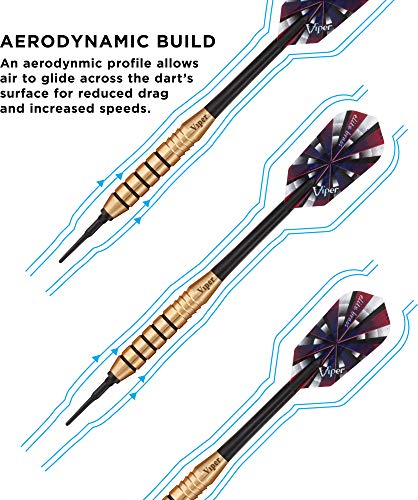 Viper Elite Brass Soft Tip Darts - style: 20 Grams