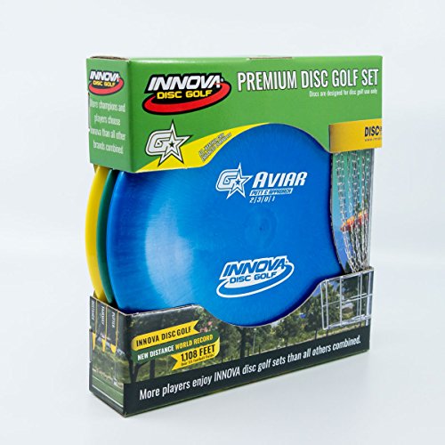 Innova Disc Golf G-Star 3-Disc Beginner Disc Golf Set [Disc Weights and Colors May Vary]
