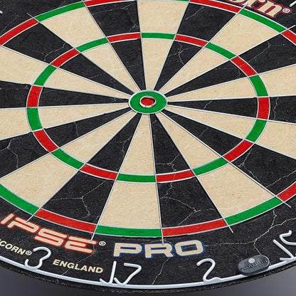 Unicorn Eclipse Pro & Ultra Championship Edition Bristle Steel Tip Dartboards - Ultra-Slim Wire, Staple-Free Bullseye-Increased Target Area, Premium Self-Healing Sisal, High-Vis Rotatable Number Ring