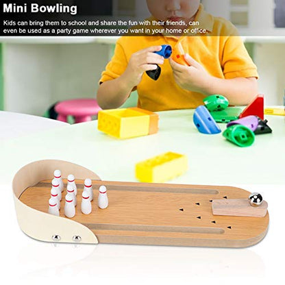 Mini Desktop Table Bowling Game Set, Family Party Playing Decompression Entertainment Games, Office Desk Stress Relief Gadgets