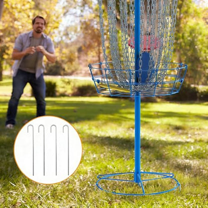 NQV PRO Disc Golf Basket,Heavy Duty 24 Chain Portable Target with Transit Bag, Outdoor/Indoor - size: 25.6x25.6x52"