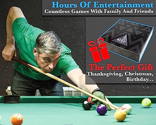 JAPER BEES Billiard Ball/Pool Ball Set Complete 16balls 2-1/4" Regulation Size&Weight Resin Ball - style: Tournament Crown
