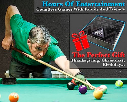 JAPER BEES Billiard Ball/Pool Ball Set Complete 16balls 2-1/4" Regulation Size&Weight Resin Ball - style: Tournament Crown
