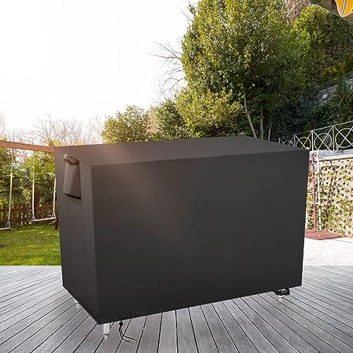 Outdoor Prep Table Cover 60 Inch,Waterproof Fadeproof UV Resistant Patio Stainless Steel Metal BBQ Table Cover All Season Protection for Outdoor Table - 60 x 30 x 34 Inch - size: 60" x 30" x 34"