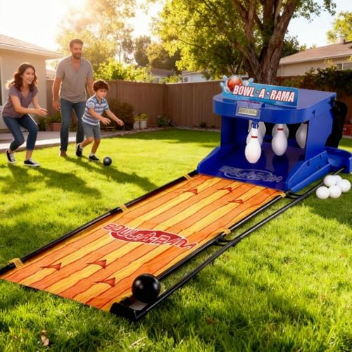Foldable Electronic Bowling Alley Game | 2m/3.5m Indoor Sports Set with Automatic Reset, LED Scoreboard & Sound Effects for Kids, Home Fun