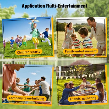7 Pcs Granny Pants Yard Game Set – Large & Small Pants with 4 Bouncy Balls and 1 Air Pump,Fun Parent-Child Outdoor Game for Family Reunion, Group Parties & Backyard Activities - color: Green